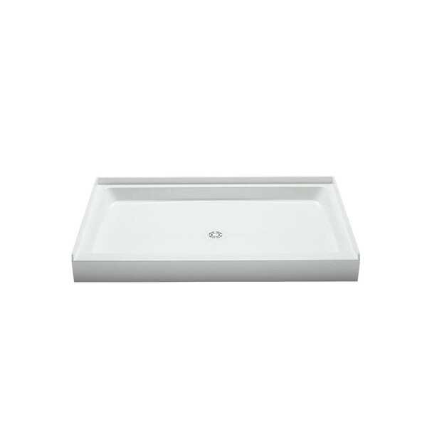 Shop PROFLO PFSB5434 Single Curb Rectangular Shower Pan (54in X 34
